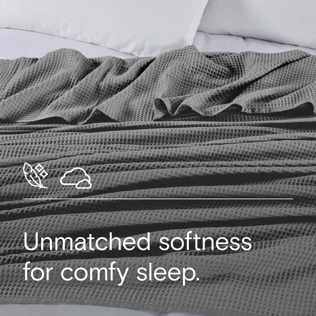 Manta de Cama Waffle DOZ by SIJO, 50% Viscosa Derivada del - Imagen 5