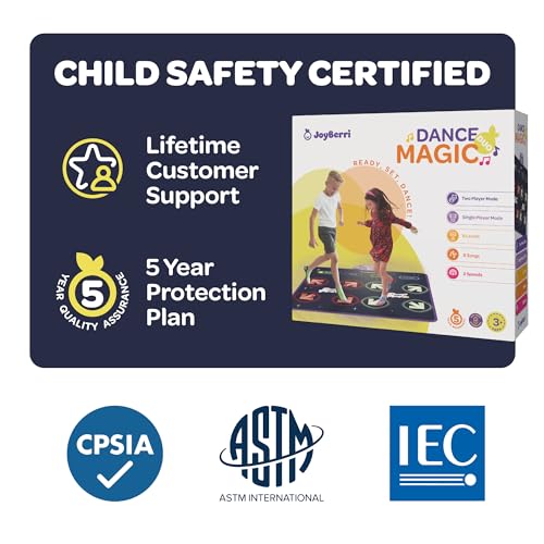 Tapete de Baile JOYBERRI - con 8 Niveles y -Azul Oscuro - Imagen 5