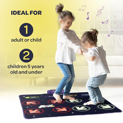 Tapete de Baile JOYBERRI - con 8 Niveles y -Azul Oscuro - Imagen 6