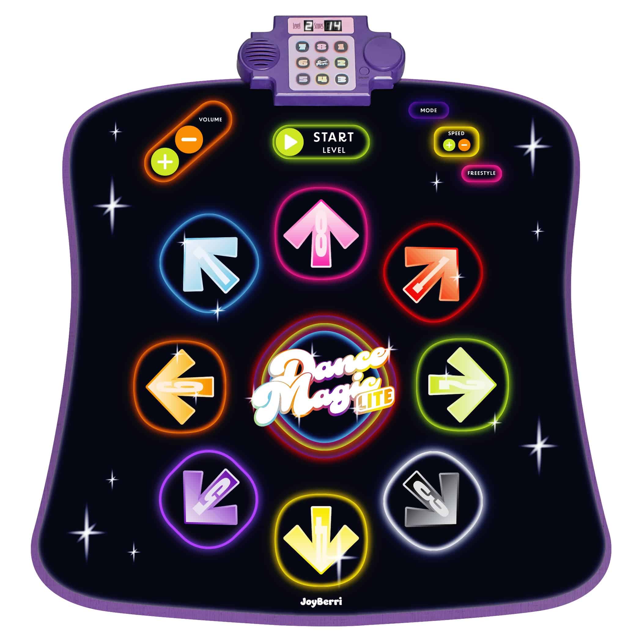 Tapete de Baile JOYBERRI - con 8 Niveles y -Azul Oscuro - Imagen 8