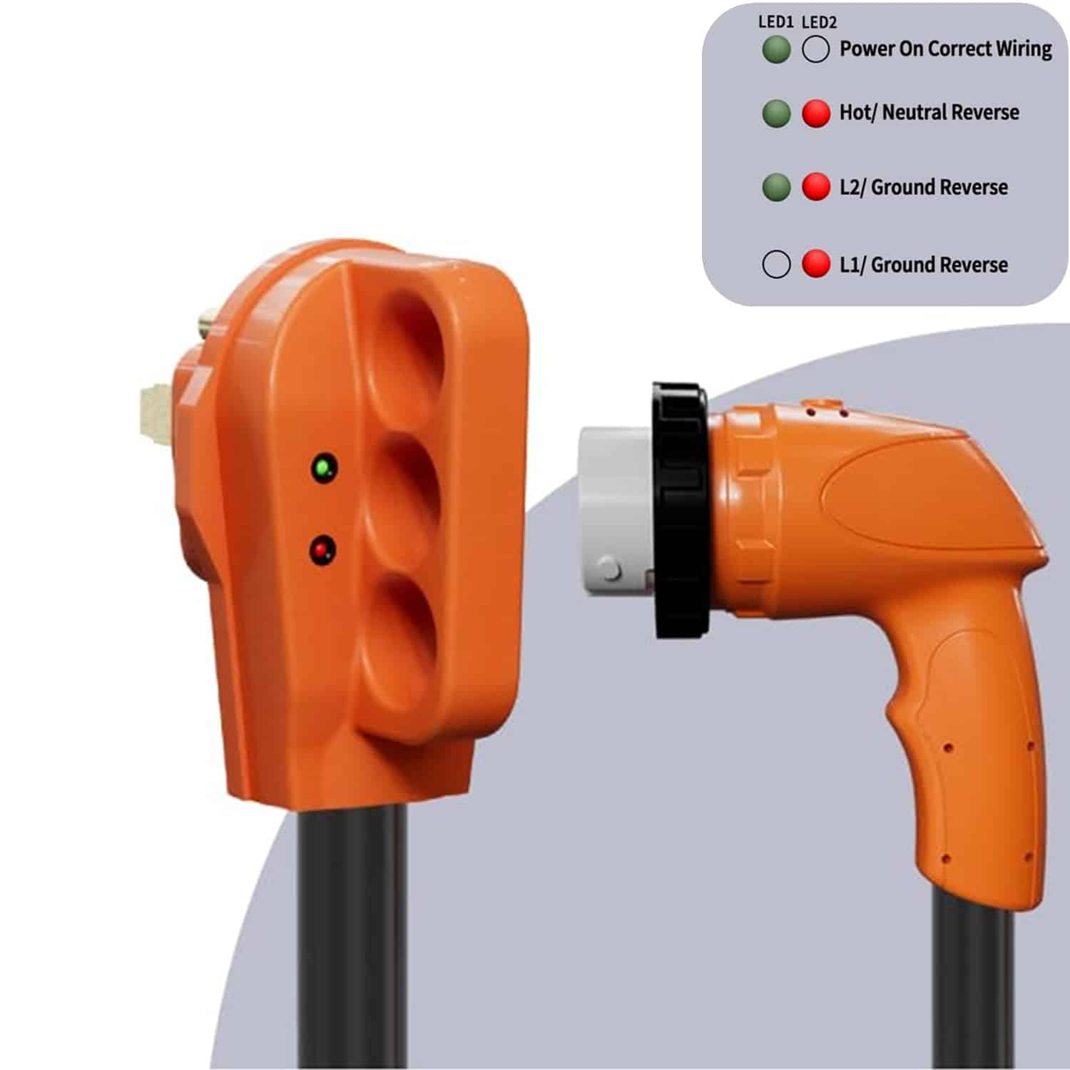 Cable de extensión para RV de 50 amperios de Ficstar 10 - Imagen 5