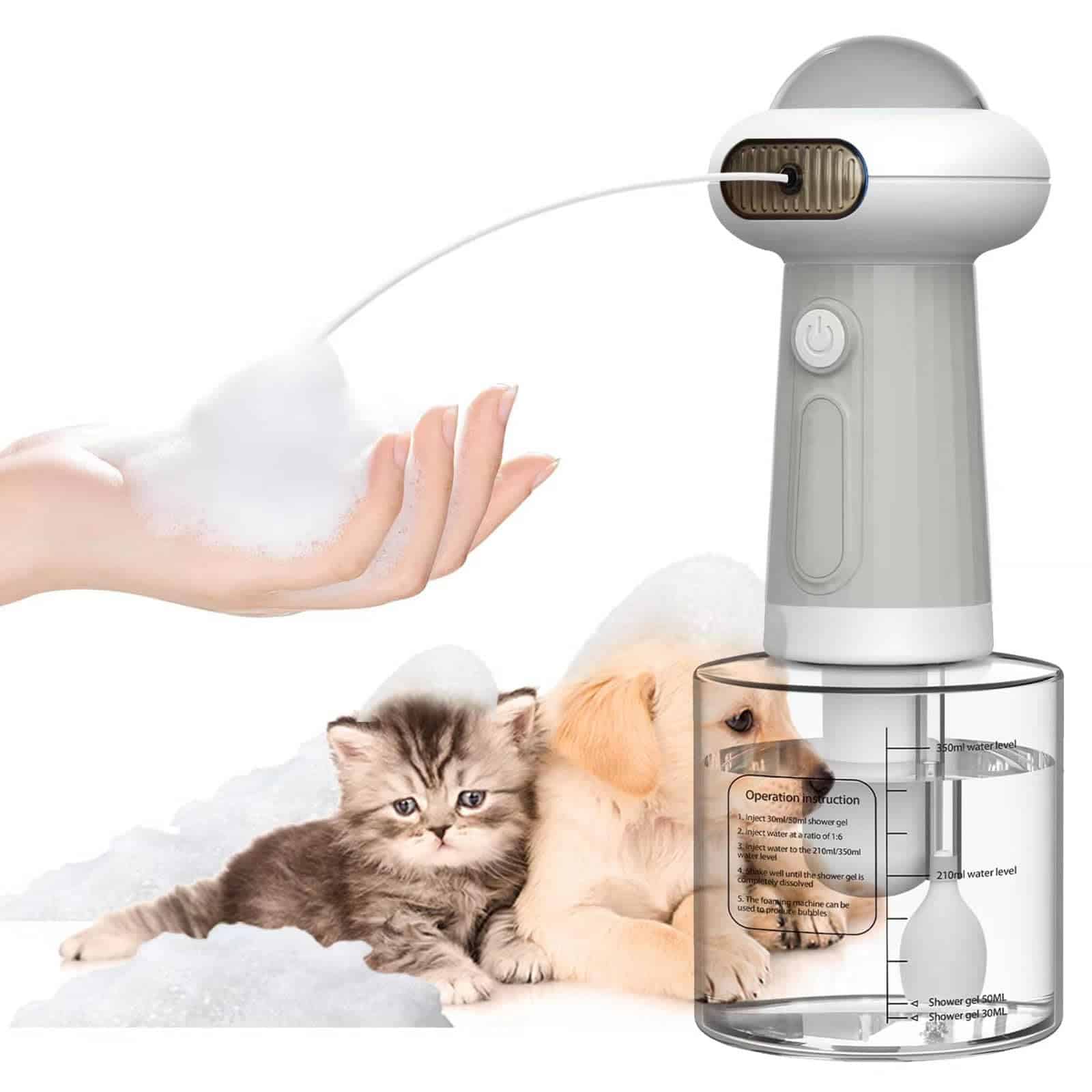 Máquina de Espuma Eléctrica Automática para Gatos MSDONG -