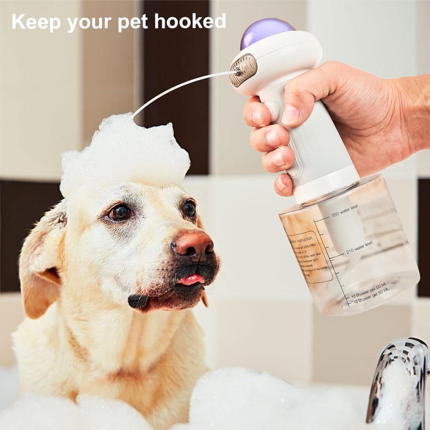 Máquina de Espuma Eléctrica Automática para Gatos MSDONG - - Imagen 3