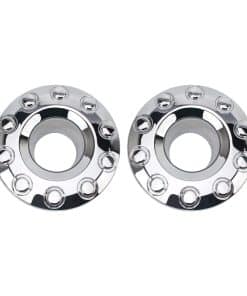 Carbhub 2 Pcs Tapacubos Frontales para Ruedas de Coche