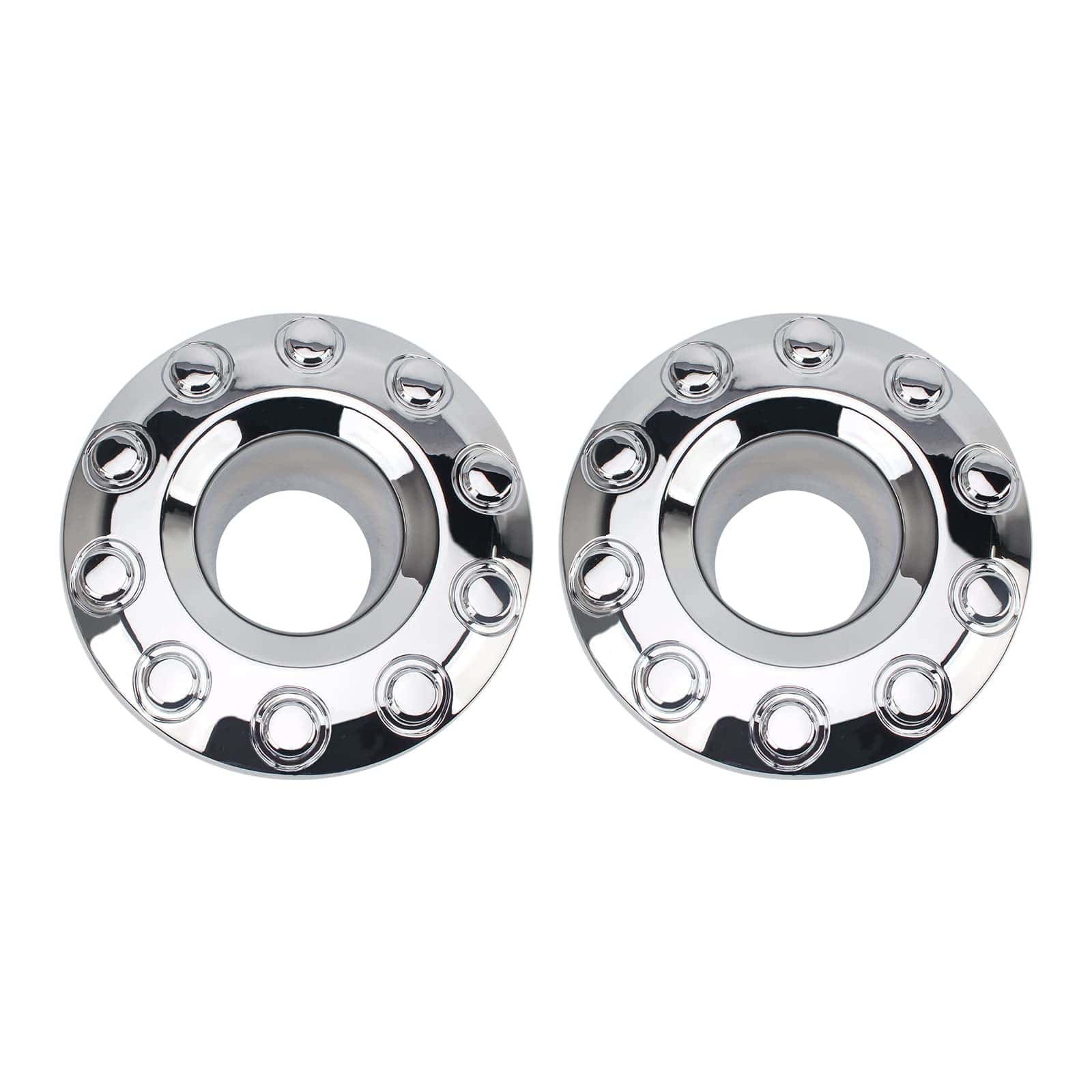 Carbhub 2 Pcs Tapacubos Frontales para Ruedas de Coche