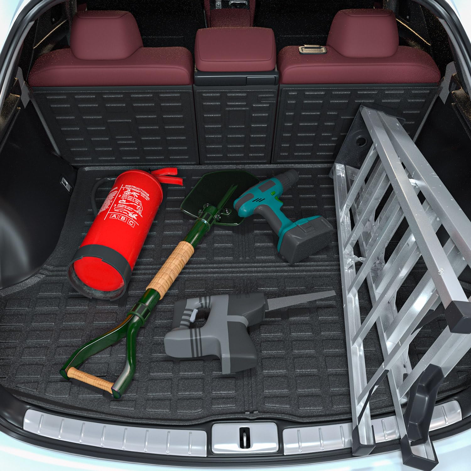 Tapete de Carga Compatible con 2023 2024 Lexus RX350 RX350H - Imagen 5