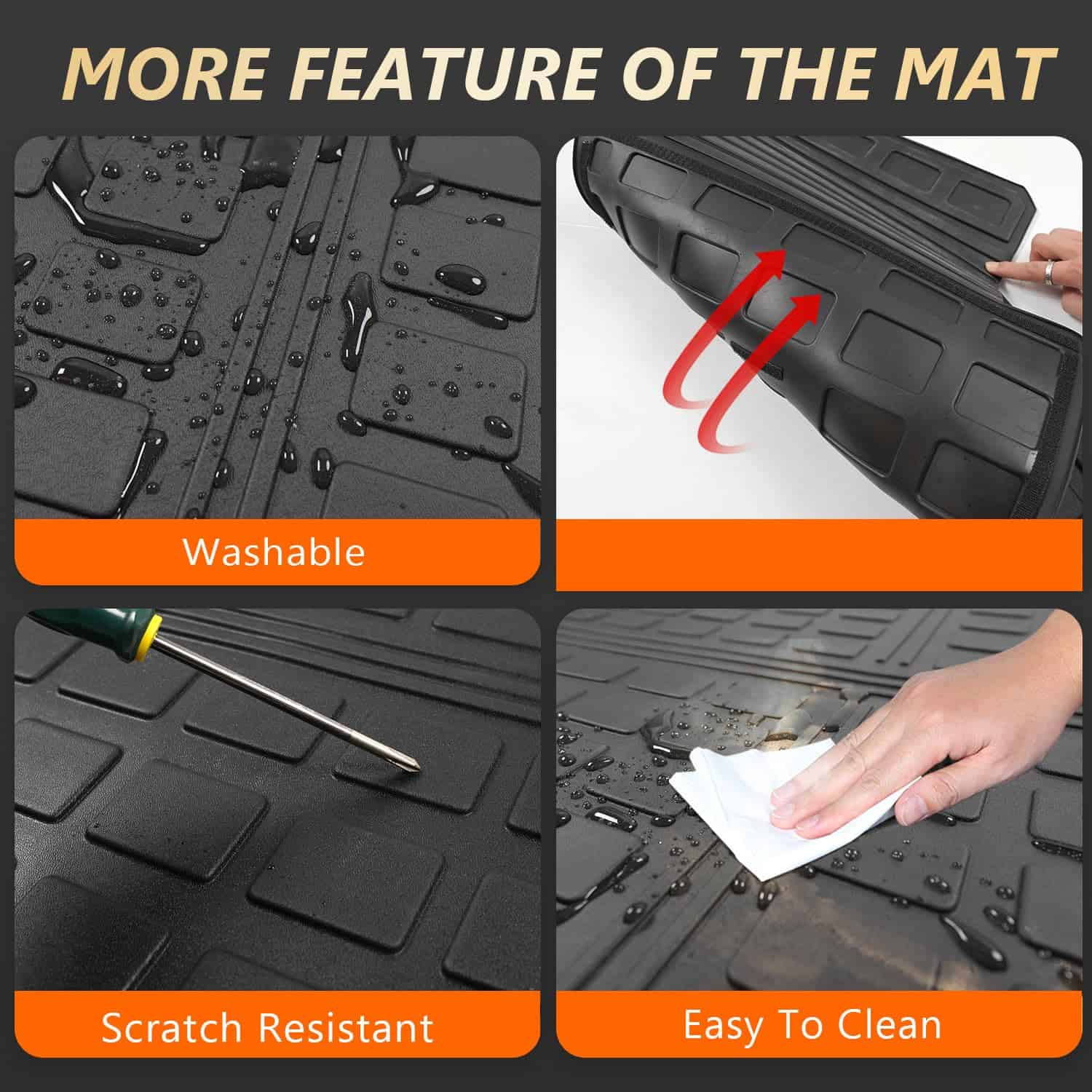 Tapete de Carga Compatible con 2023 2024 Lexus RX350 RX350H - Imagen 6