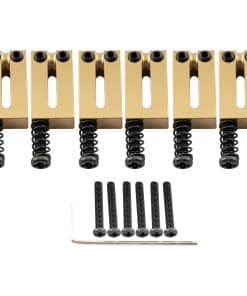 Conjunto de 6 selletas de puente offset de guitarra