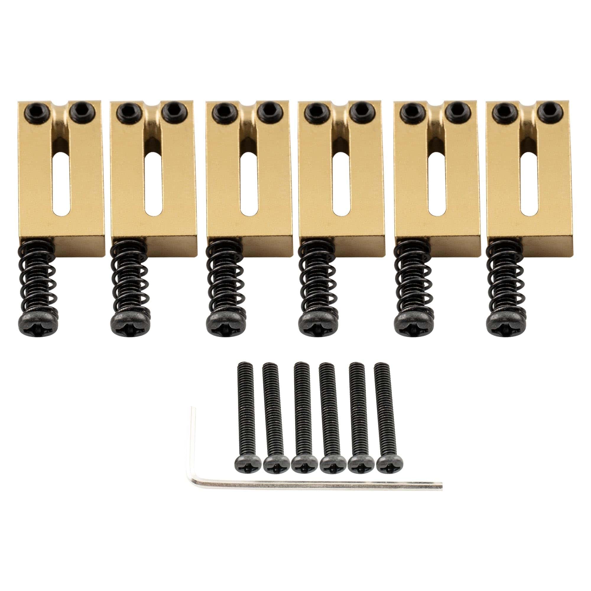 Conjunto de 6 selletas de puente offset de guitarra