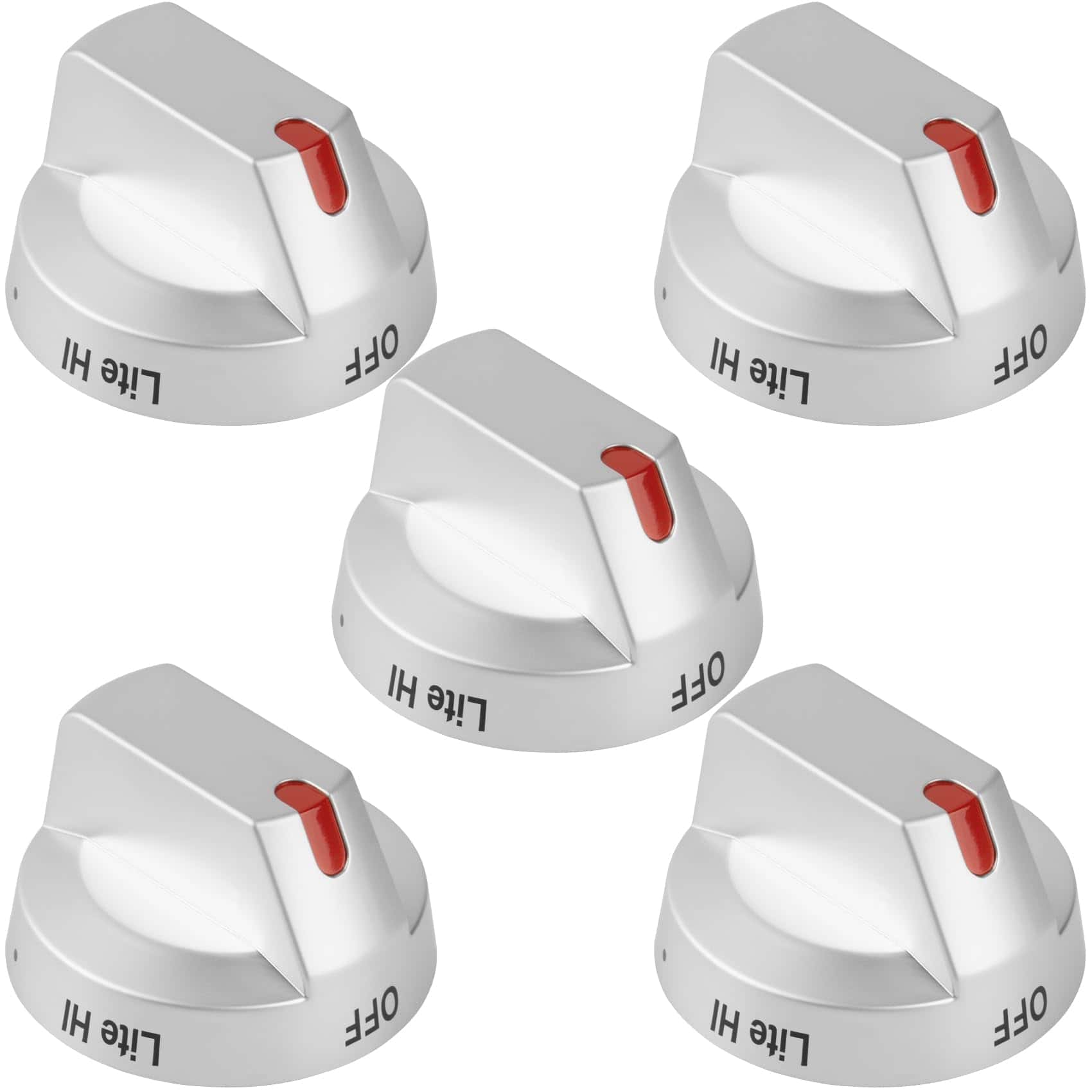 Paquete de 5 perillas de repuesto para estufa DG94-03500A
