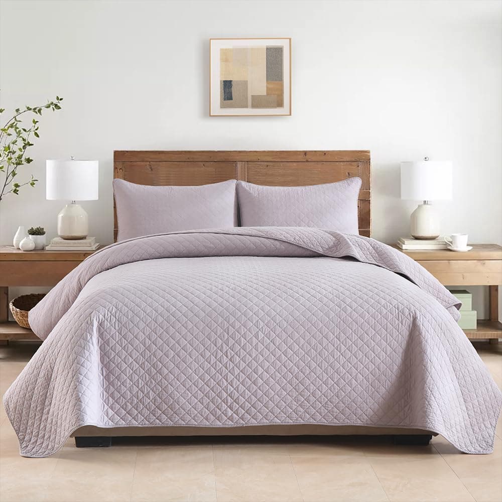 Juego de Cubrecamas de Algodón Wistown -Gris