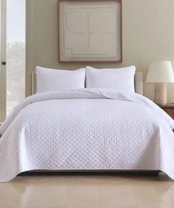 Juego de Cubrecamas de Algodón Wistown -Patrón de Diamante B