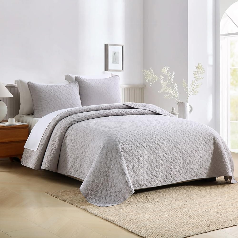 Juego de Edredones de Rey de Algodón Wistown, 3 Piezas - Imagen 3