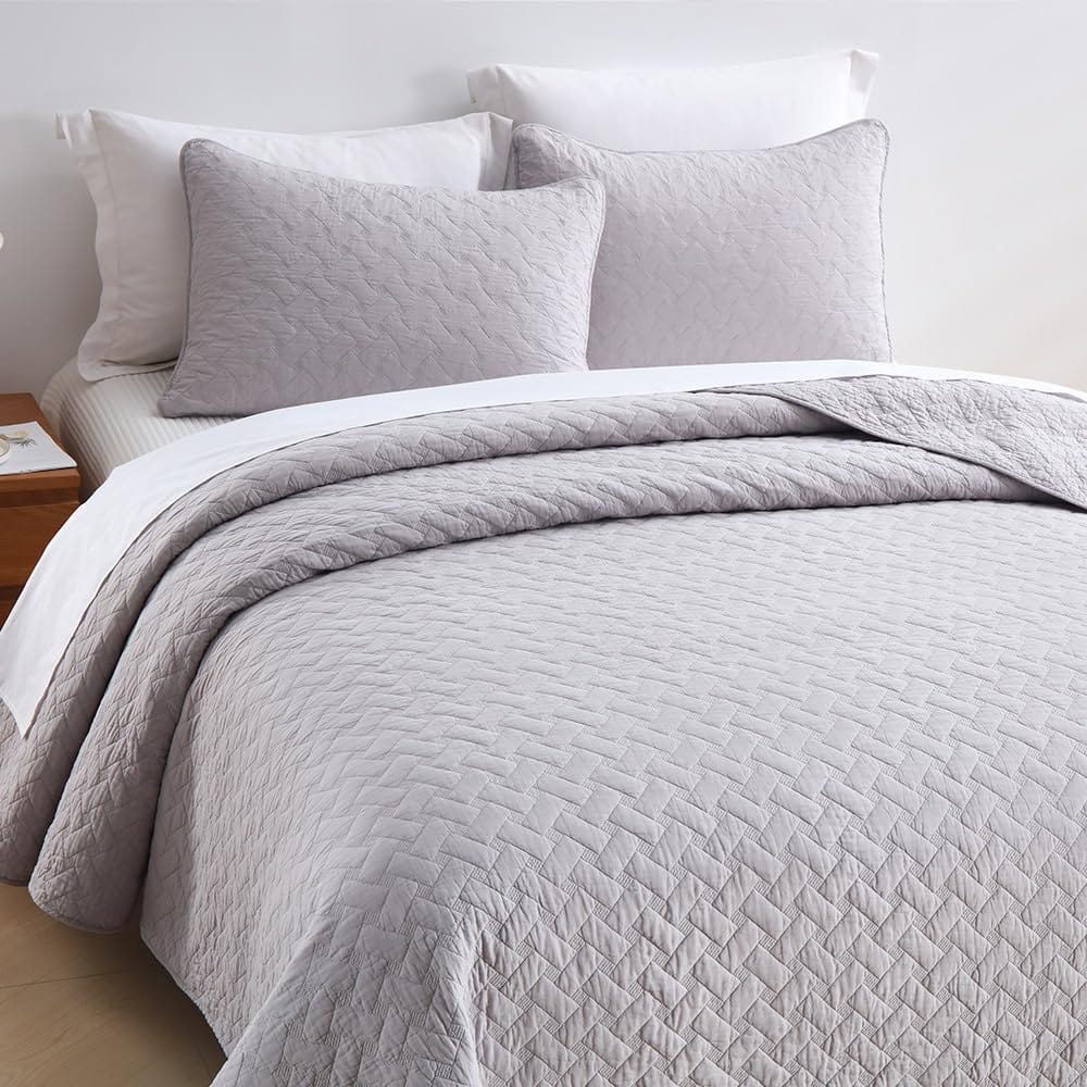 Juego de Edredones de Rey de Algodón Wistown, 3 Piezas - Imagen 5