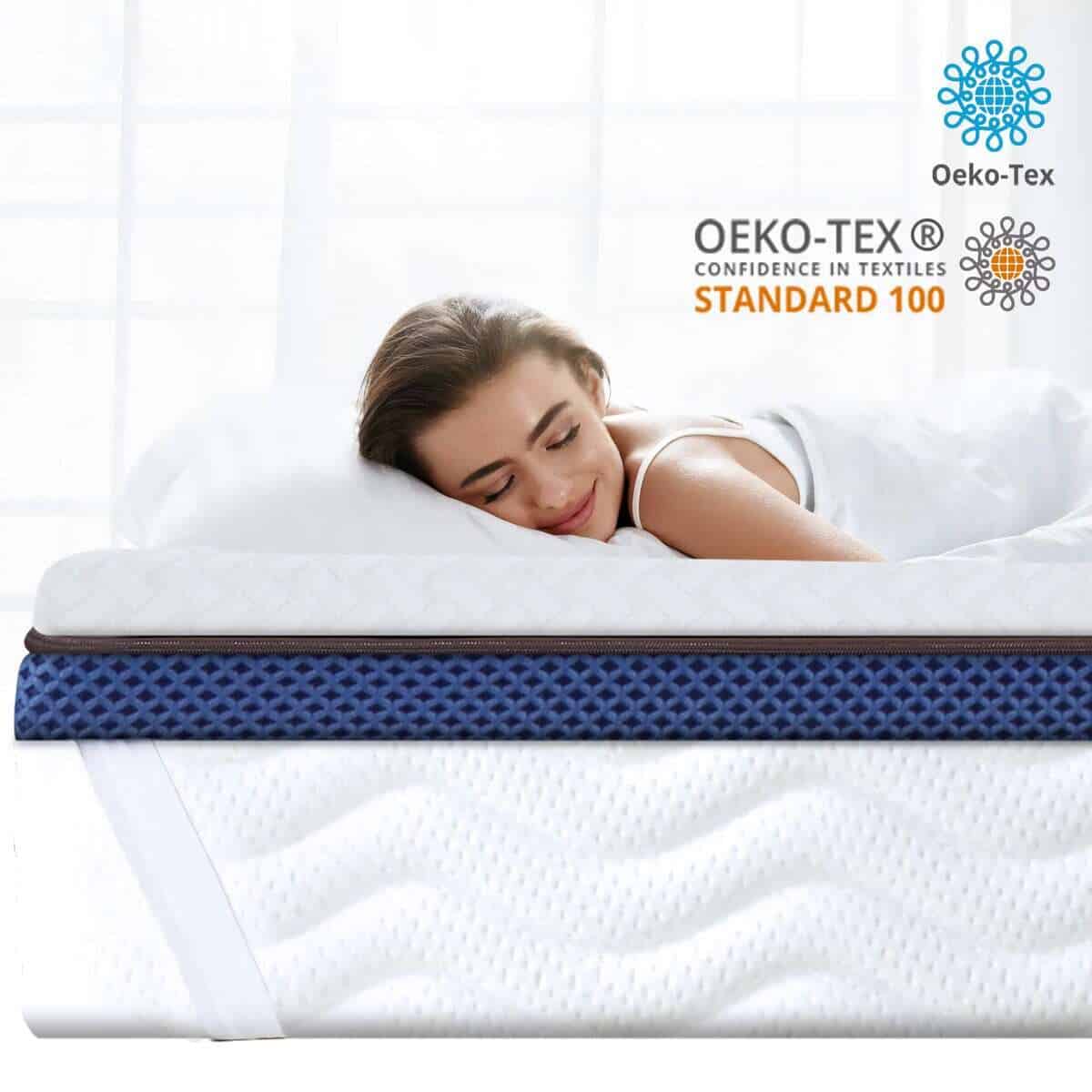 Sobrecolchón de Espuma Viscoelástica con Gel - 3 Pulgadas - Imagen 7