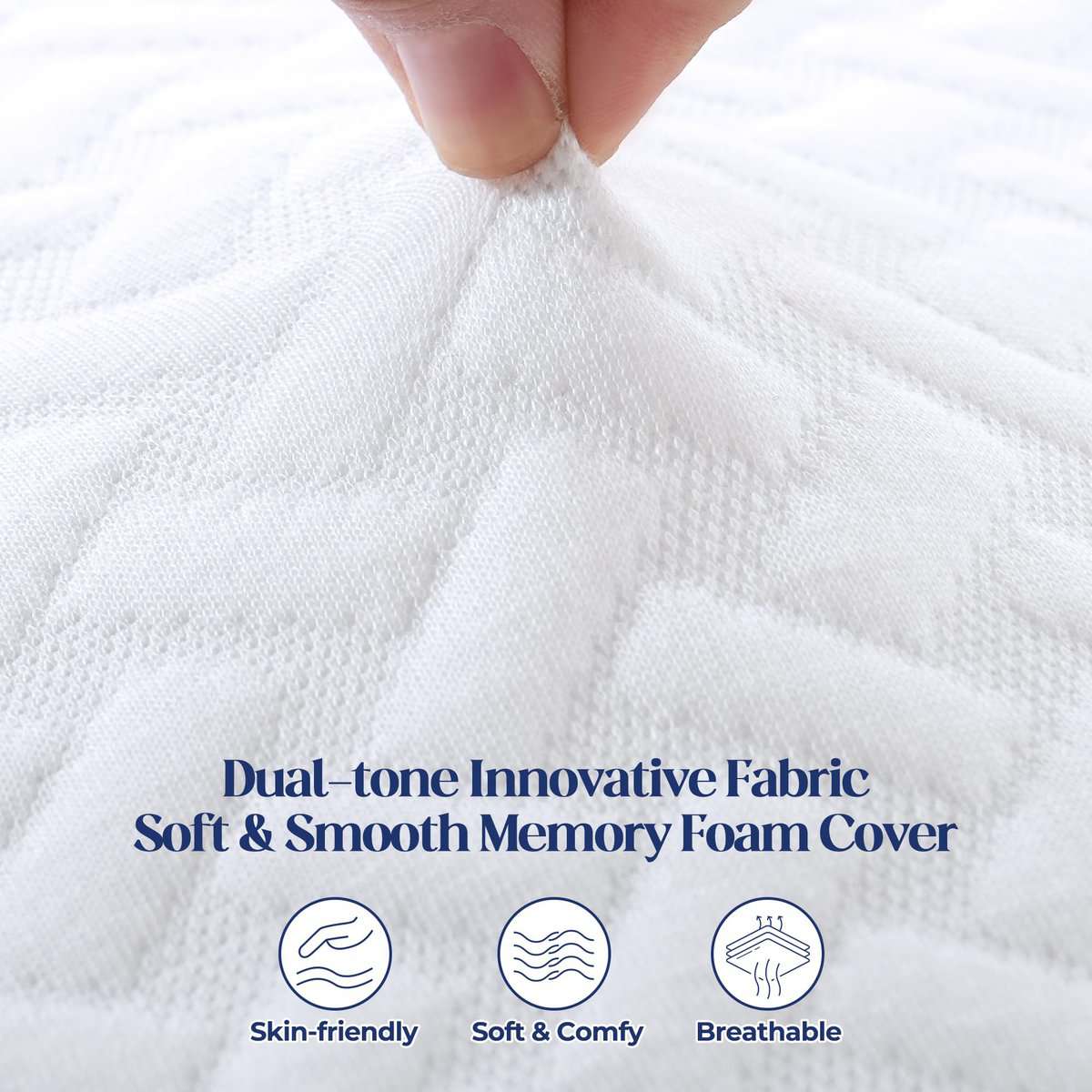 Sobrecolchón de Espuma Viscoelástica con Gel - 3 Pulgadas - Imagen 5