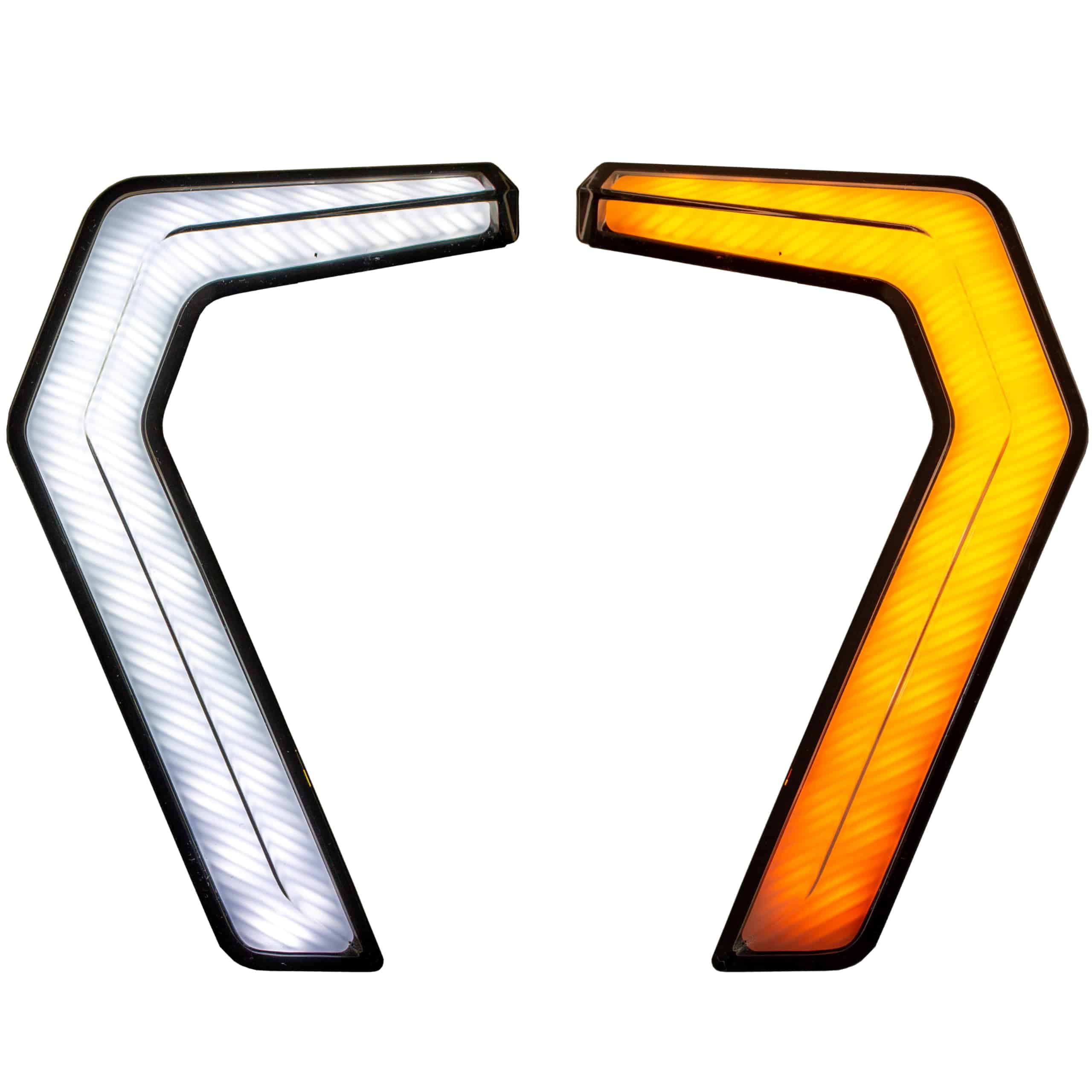 MCSADVENTURES Luces de Colmillos de Señal de Giro LED Para