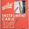 Cable de instrumento Aguilar de 10 pies, recto a recto