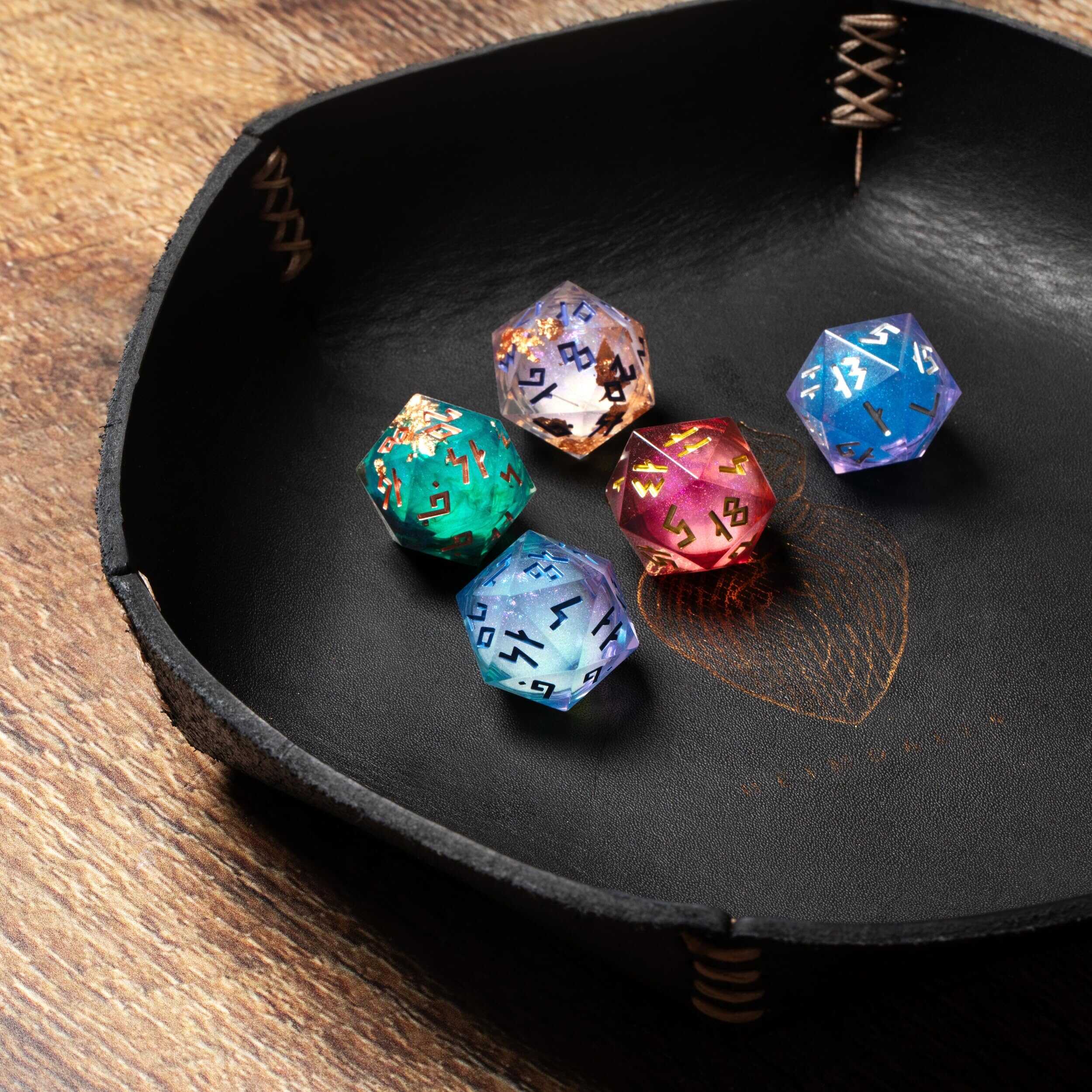 Set de dados con núcleo líquido HEIMDALLR con estuche con - Imagen 9