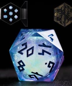 Set de dados con núcleo líquido HEIMDALLR con estuche con