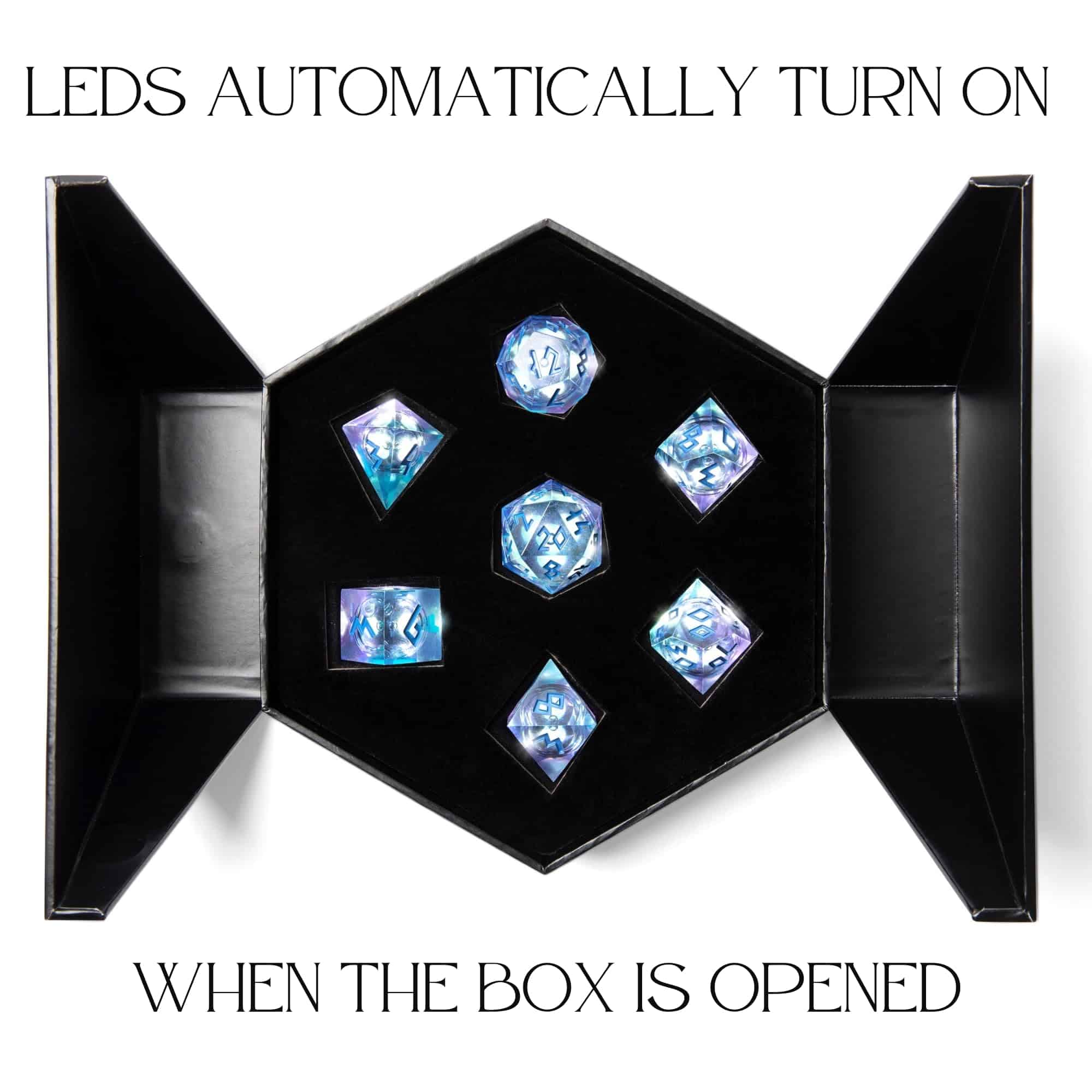 Set de dados con núcleo líquido HEIMDALLR con estuche con - Imagen 4