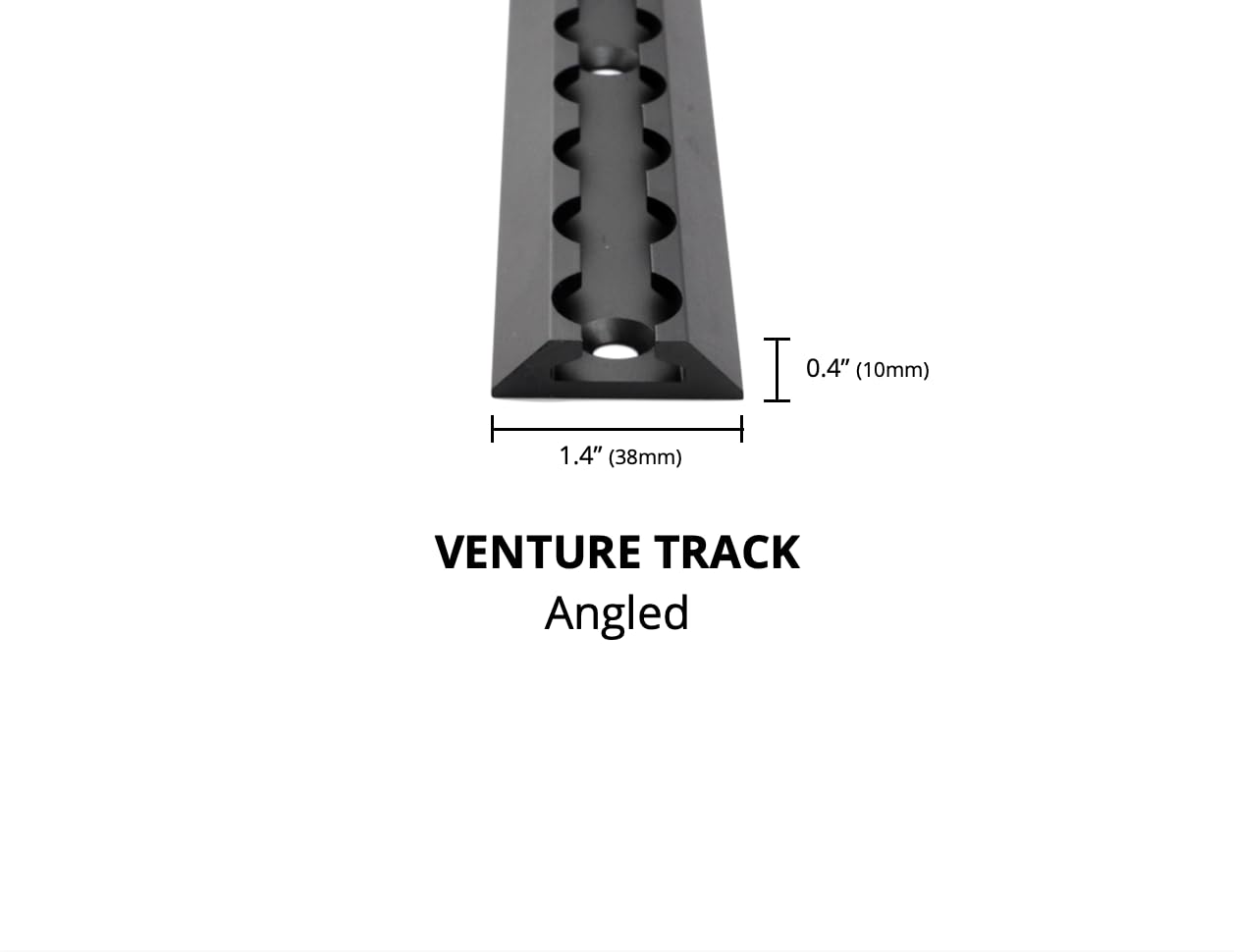 2 Pack de Rieles de Aluminio L-Track Gris Anodizado con - Imagen 5