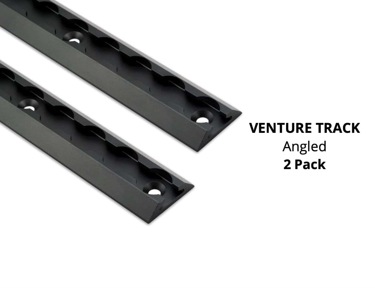 2 Pack de Rieles de Aluminio L-Track Gris Anodizado con - Imagen 4