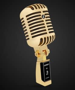 Micrófono Vintage 5Core Clásico Dinámico Profesional XLR
