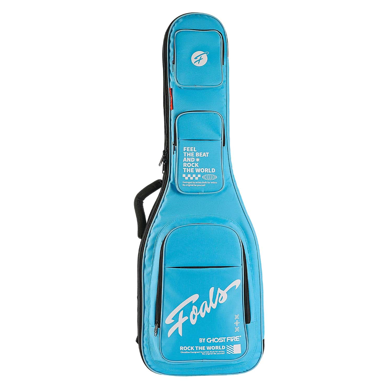Estuche para guitarra eléctrica GHOSTFIRE -Azul Claro