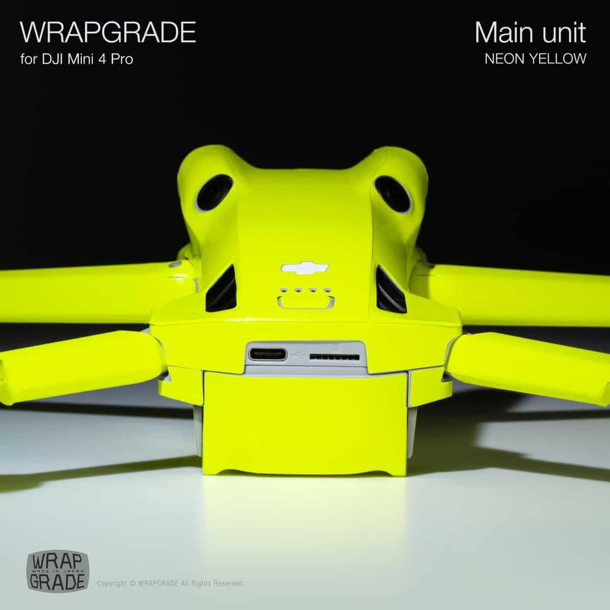 Calcomanías de piel WRAPGRADE compatibles -Amarillo Neón - Imagen 7