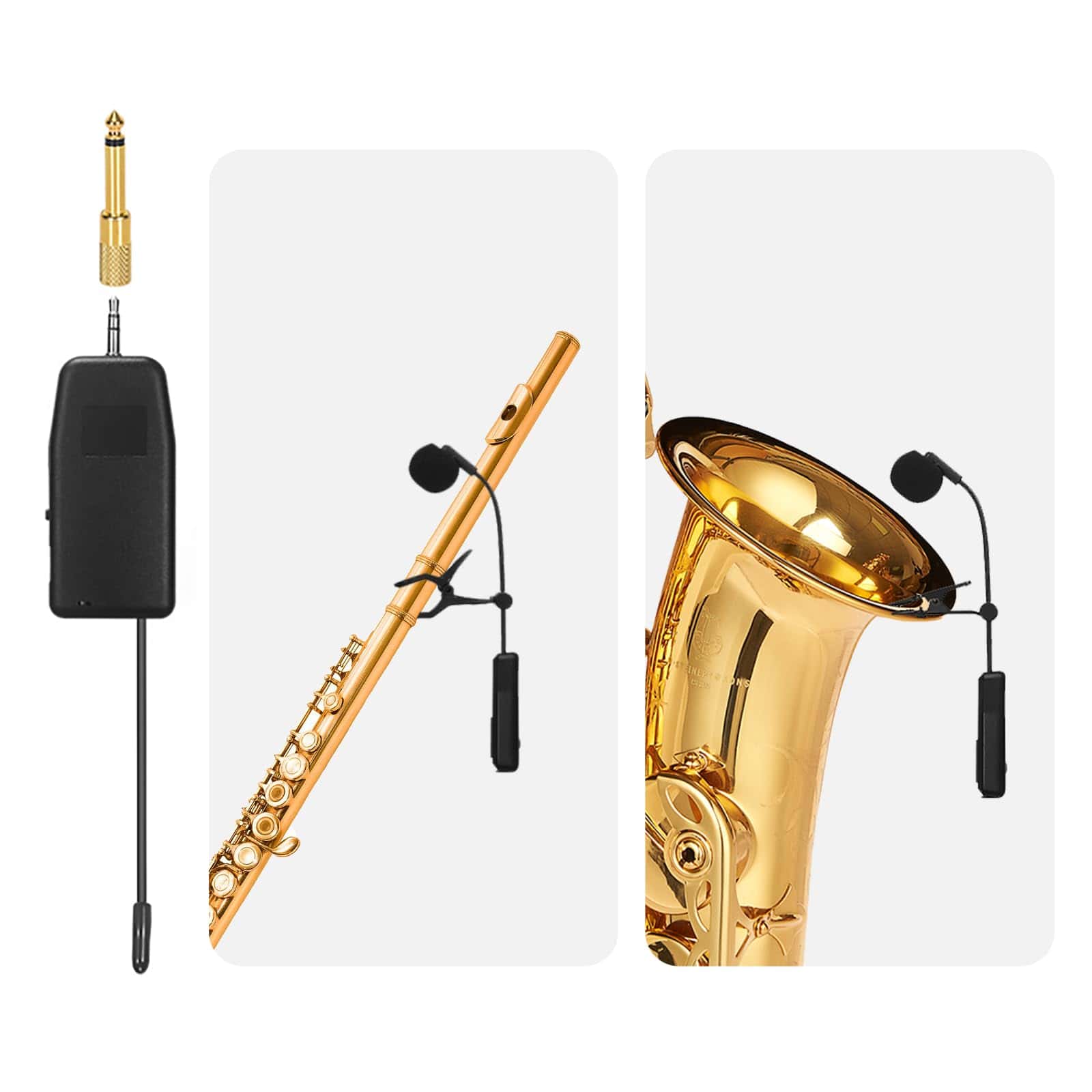 MICVISTA Micrófono Inalámbrico 2.4G para Instrumentos,