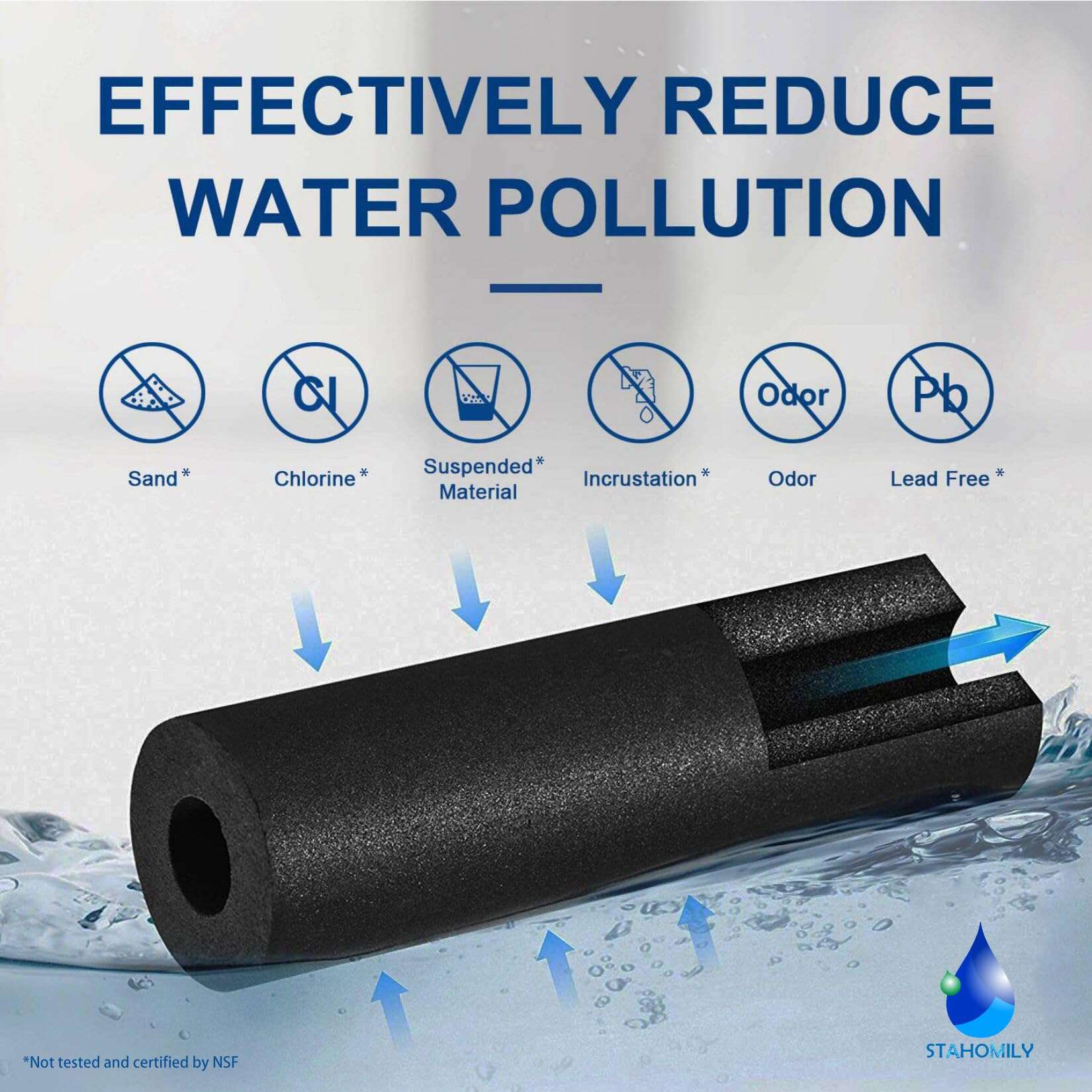 Filtro de agua de reemplazo W10295370A, -Blanco - Imagen 5