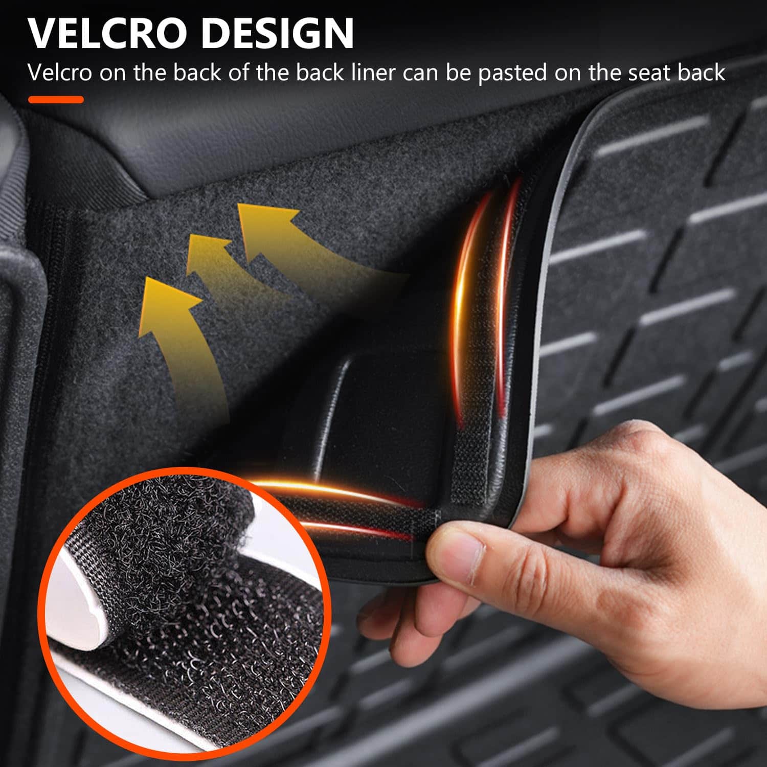 Mat de Respaldo powoq Compatible con Chevy Traverse - Imagen 5