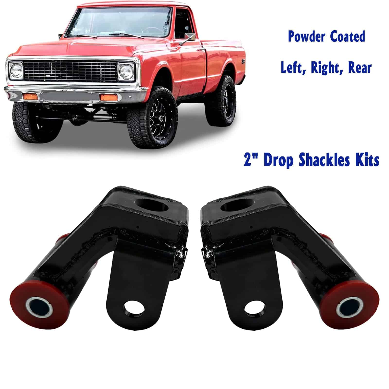 BST BSSP 2" Abrazaderas Inferiores Traseras Compatibles con - Imagen 3