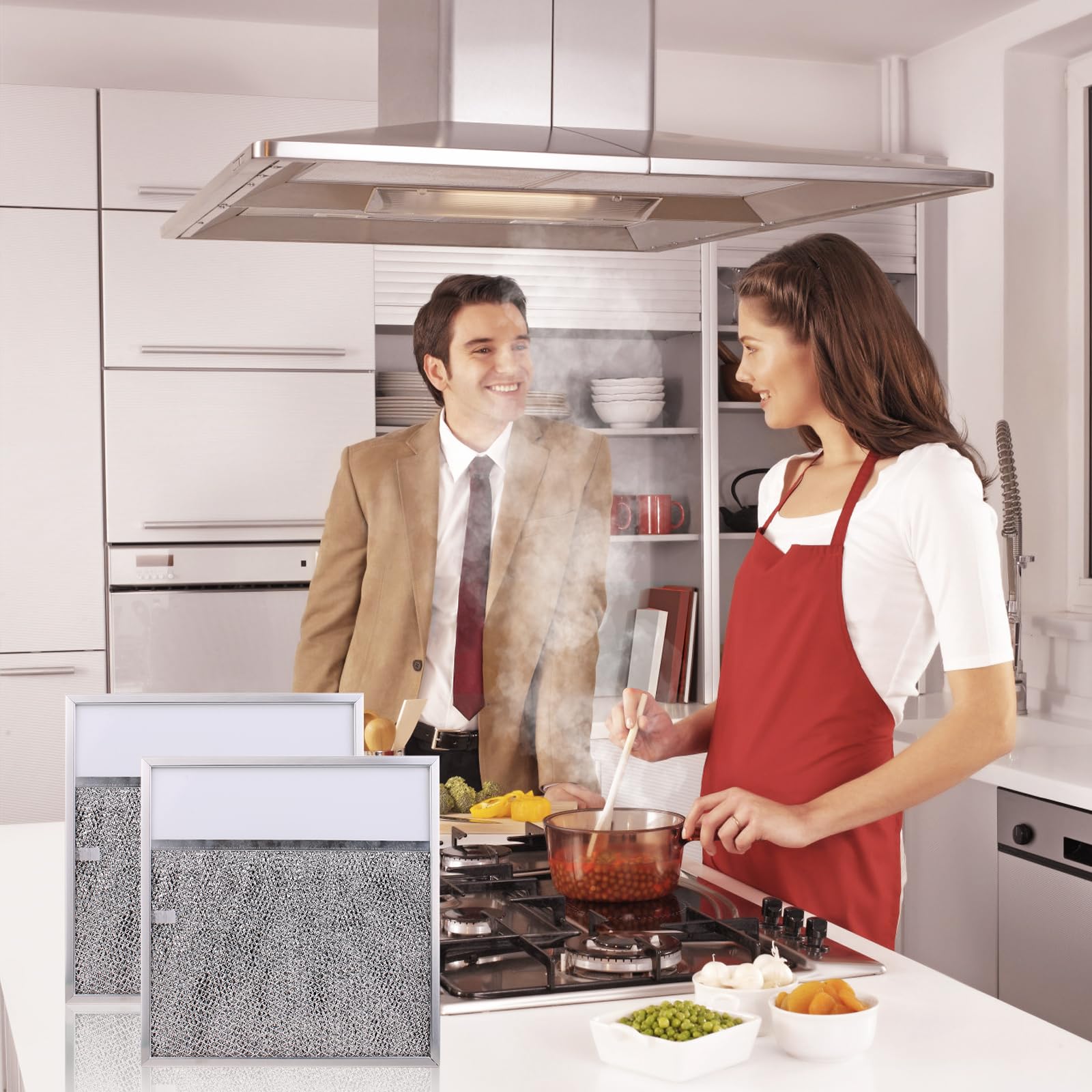 Filtro de campana de cocina Filtro de aluminio con lente de - Imagen 8