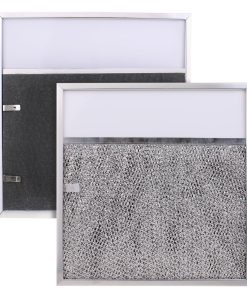 Filtro de campana de cocina Filtro de aluminio con lente de