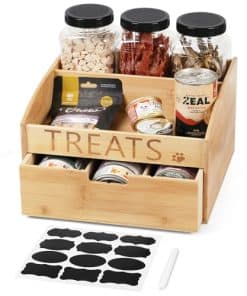 Contenedor de golosinas para perros Hhyoisn, contenedor de