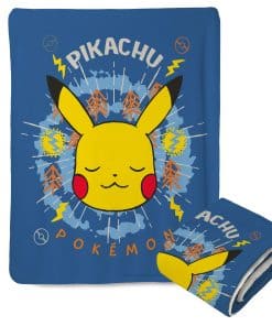 Manta Sherpa de Pokemon Northwest, 50" x 60", Zen Pikachu