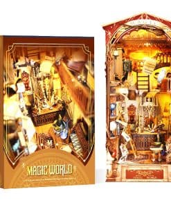 ROCOXIA DIY Kit de Nook de Libros, Miniatura DIY Booknook,