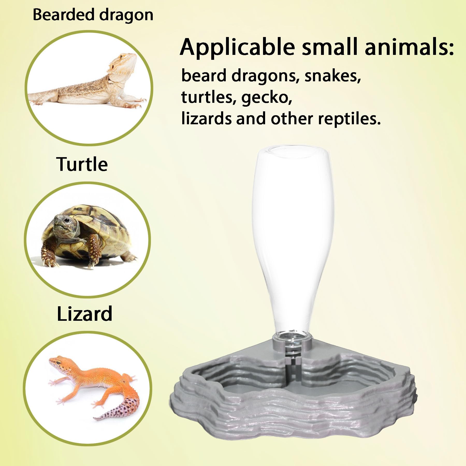 Plato de Agua Automático para Reptiles 13.5 oz - Bebedero - Imagen 4