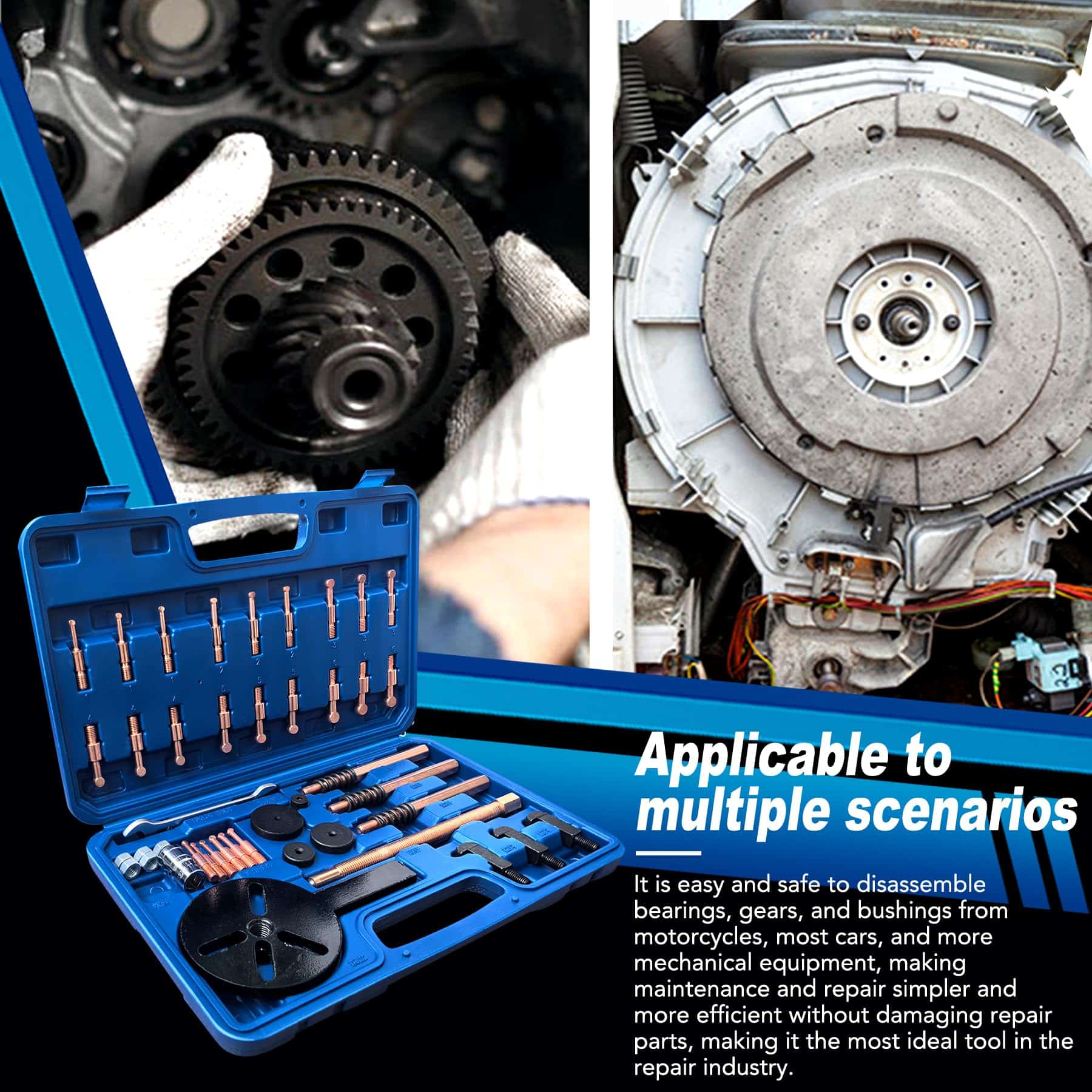 Kit de 36 en1 Separador y Extractor de Rodamientos - Imagen 3