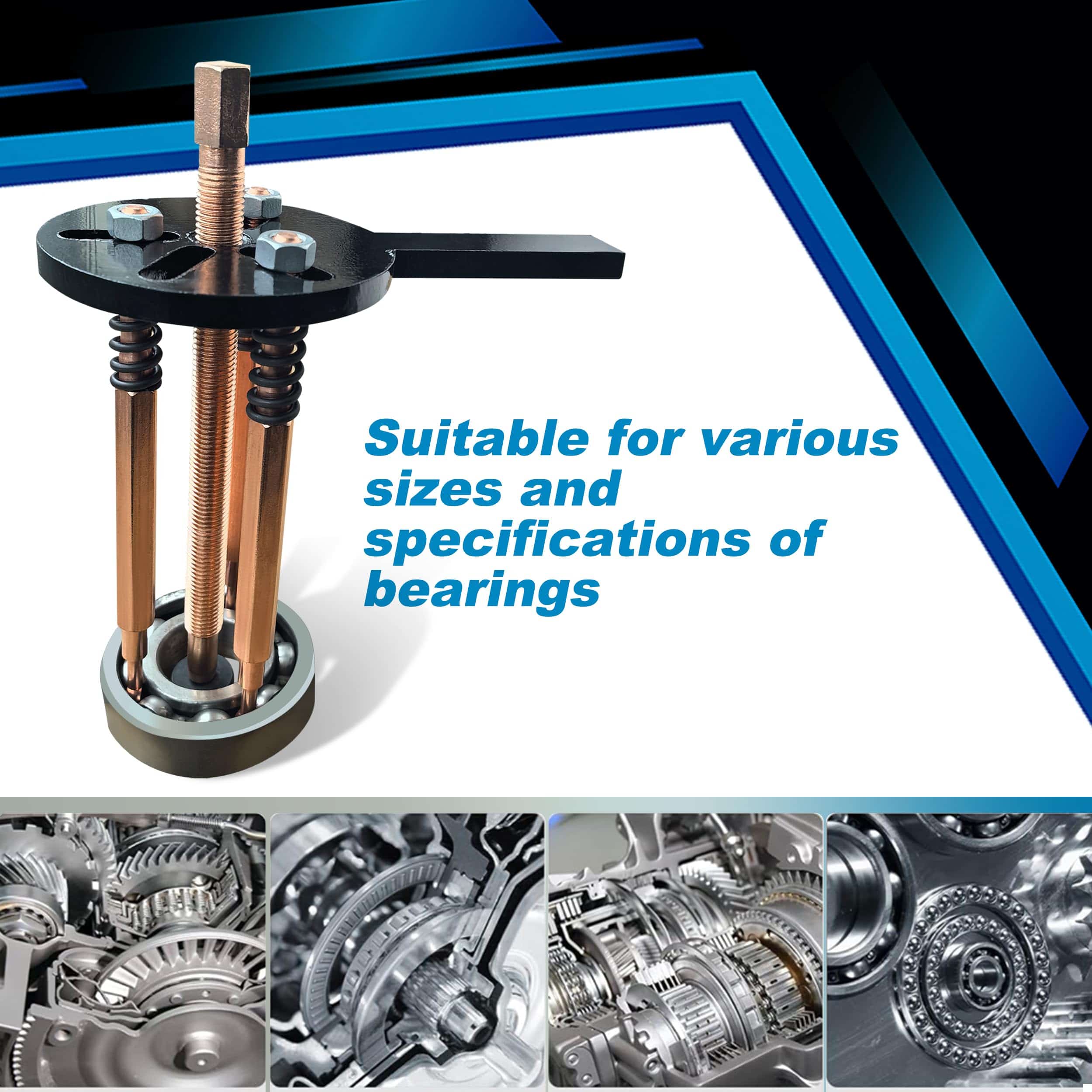 Kit de 36 en1 Separador y Extractor de Rodamientos - Imagen 4