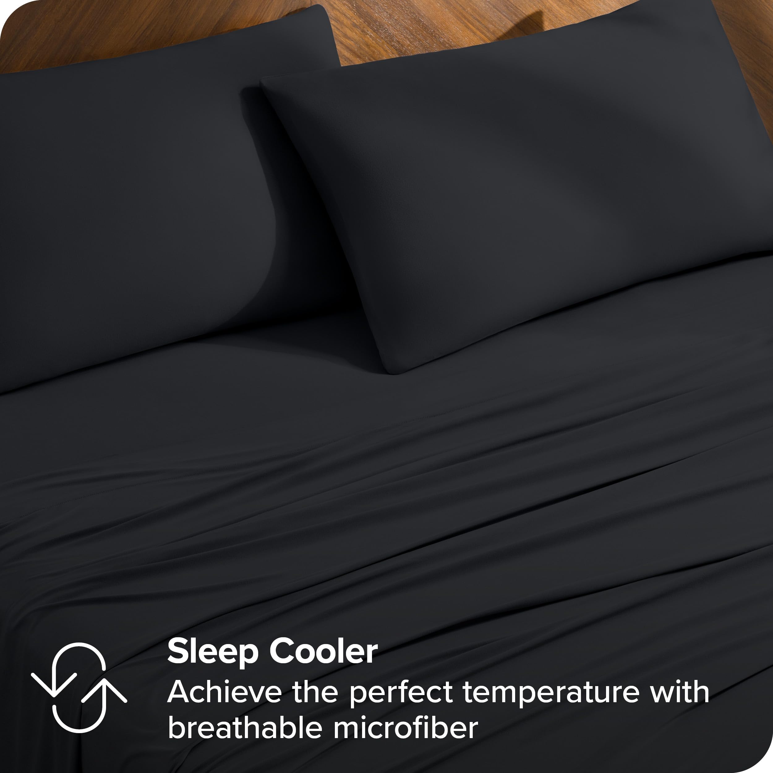 Juego de sábanas de tejido de punto elástico de microfibra - Imagen 6