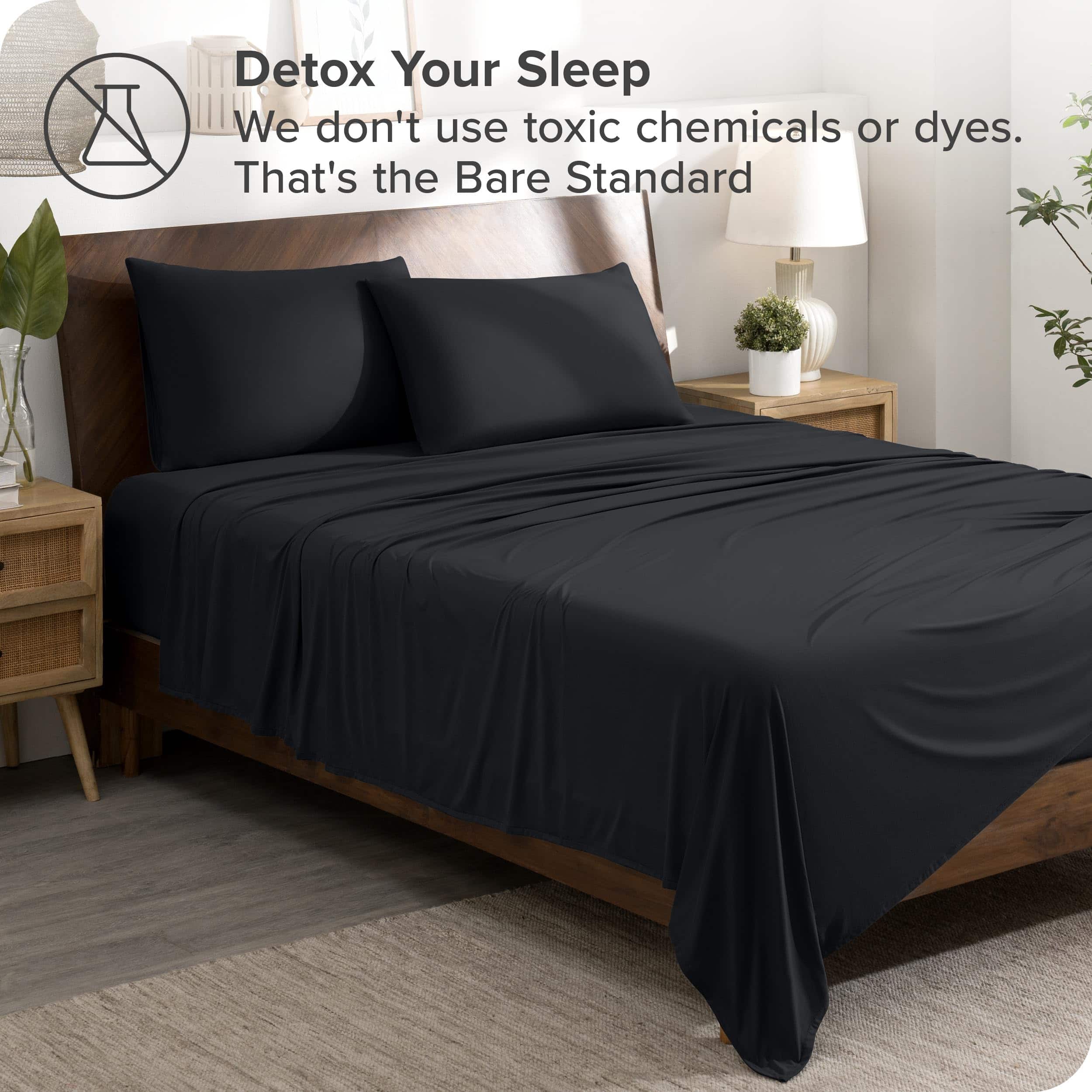 Juego de sábanas de tejido de punto elástico de microfibra - Imagen 5