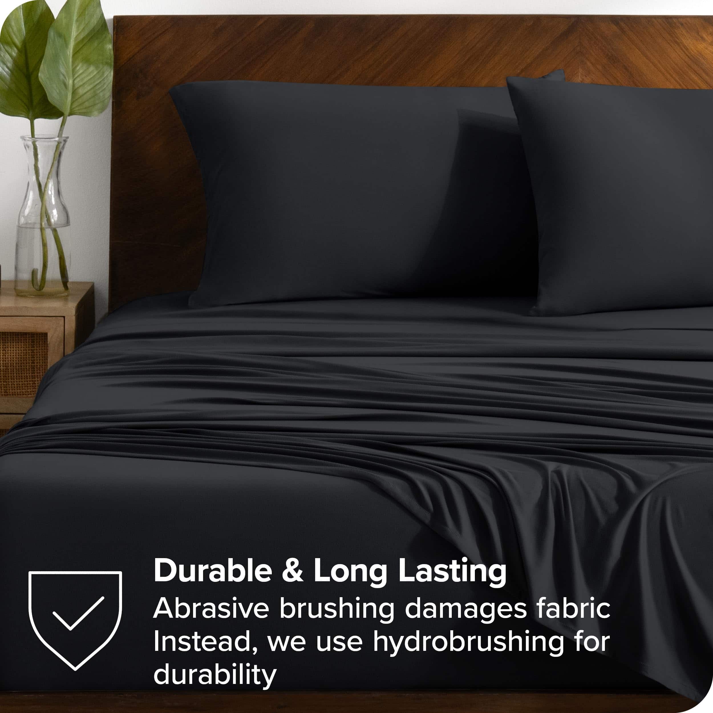 Juego de sábanas de tejido de punto elástico de microfibra - Imagen 8