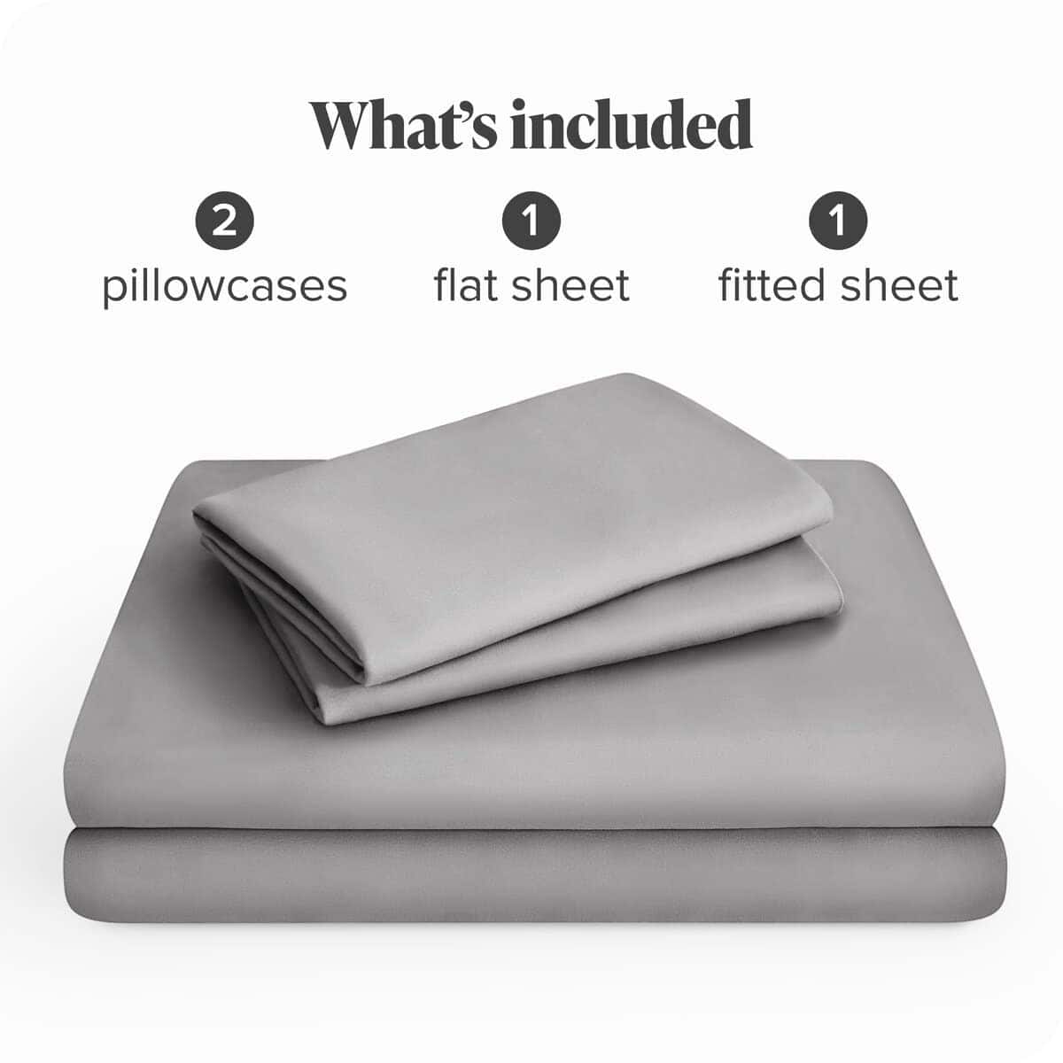 Juego de sábanas de microfibra elástica de -Gris Claro - Imagen 9