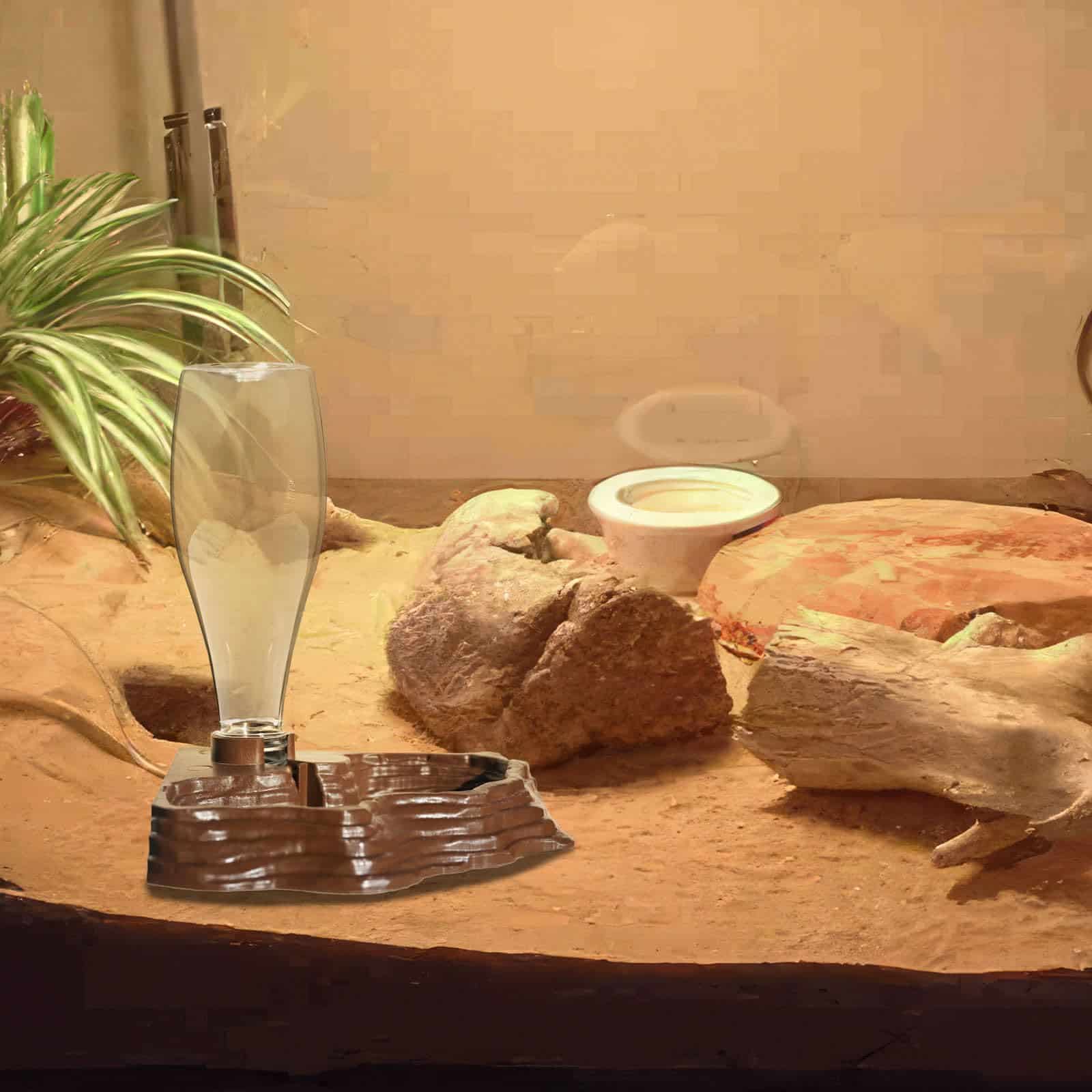 Plato de Agua Automático para Reptiles 13.5 Oz Cuenco de - Imagen 6