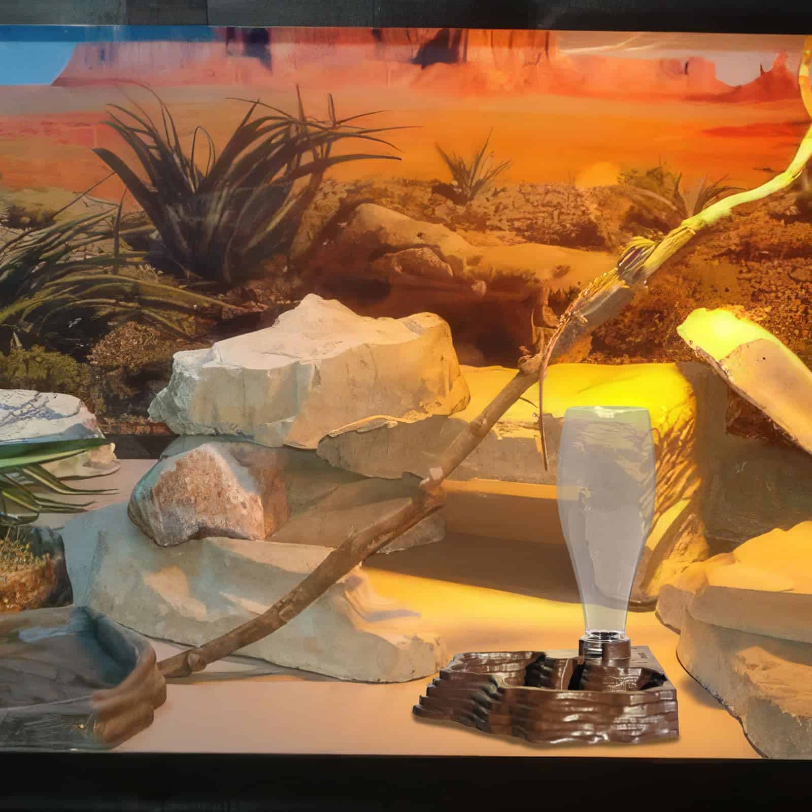 Plato de Agua Automático para Reptiles 13.5 Oz Cuenco de - Imagen 5