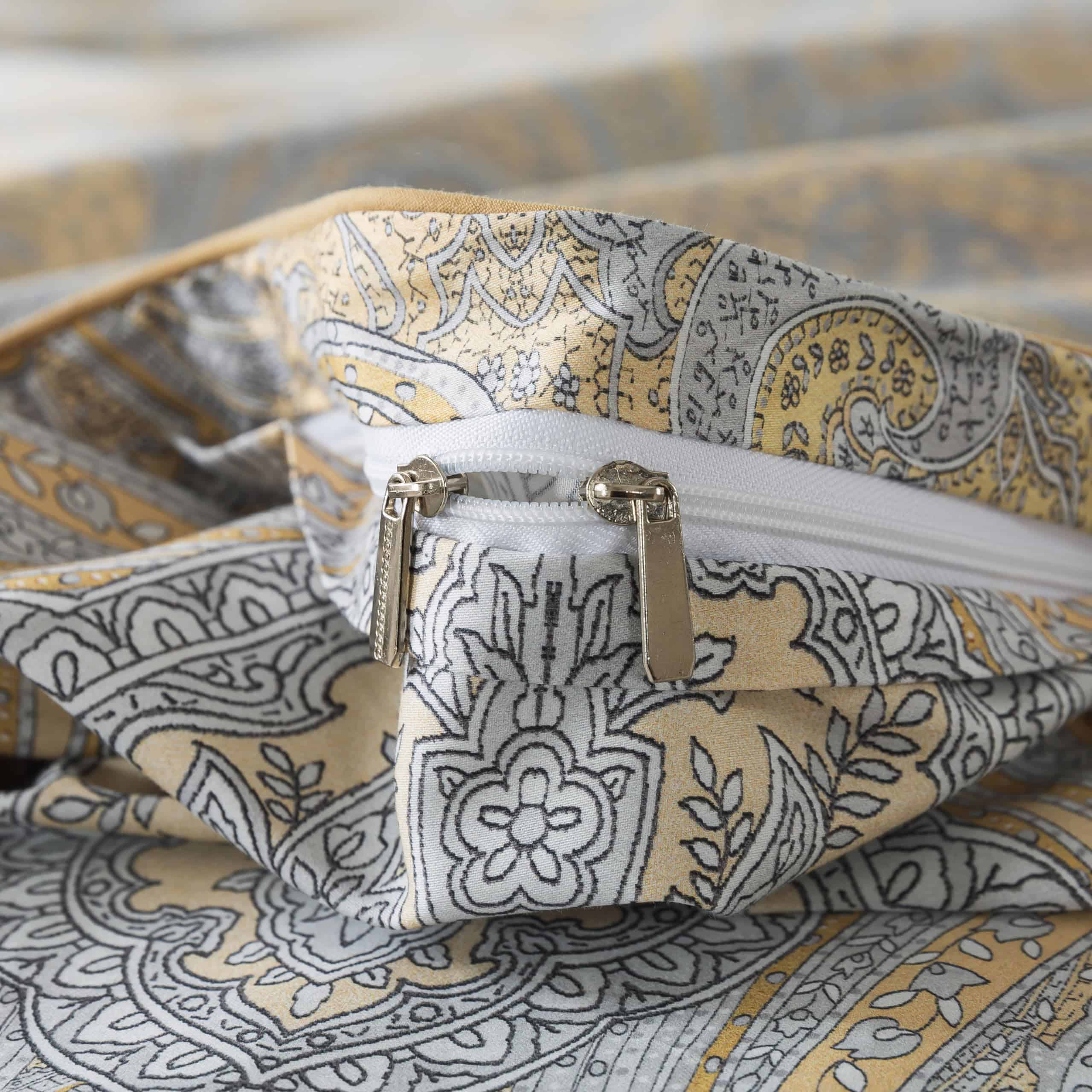 Juego de ropa de cama Softta Vintage Amarillo Gris Tamaño - Imagen 7