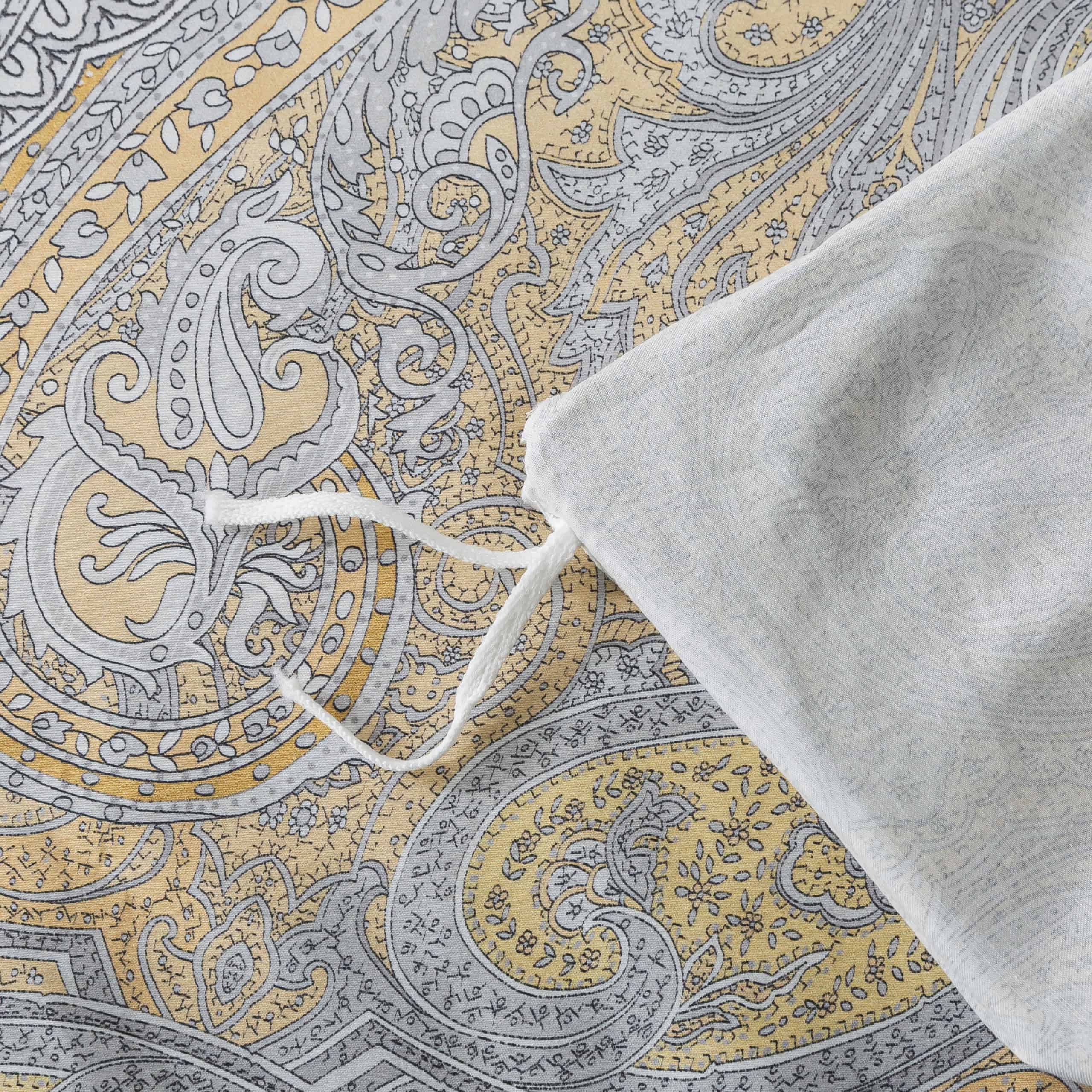 Juego de ropa de cama Softta Vintage Amarillo Gris Tamaño - Imagen 8